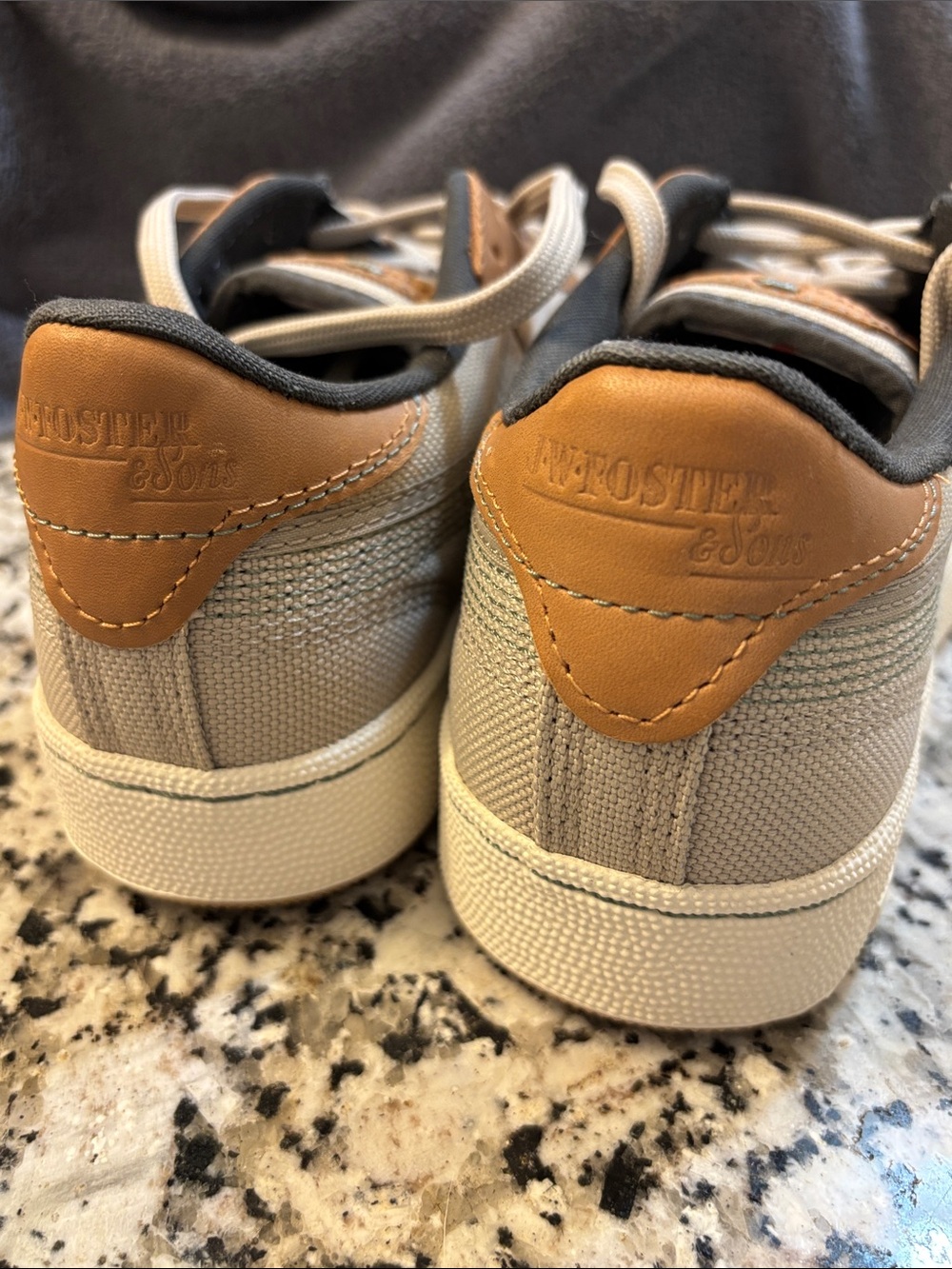 Reebok Beige & Tan Low-Top Sneakers - Picture 4 of 6